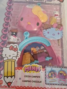 Hello Kitty And Friends Minis Cocoa Campsite Playset
