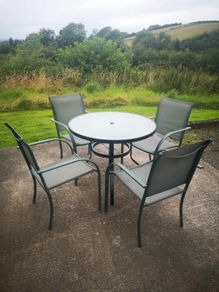 Garden Table and 4 Chairs