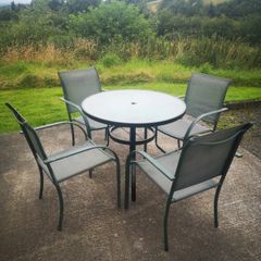 Garden Table and 4 Chairs