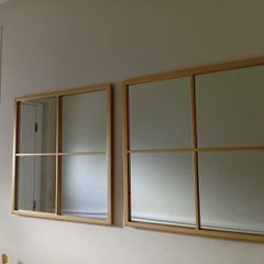 2 Gold Mirrors