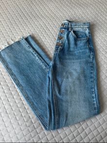 Redial Blue Straight Leg Jeans Size 34