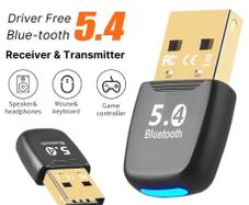 Bluetooth Adapter USB Bluetooth 5.4 for PC Dongle Adaptador Wireless Mouse Keyboard Music Audio Receiver USB Transmitter