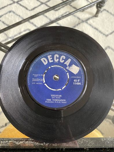 7 inch vinyl single. The Tornados- Telstar