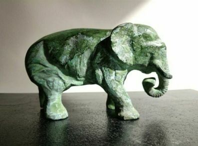 Elephant- Patinated Bronze