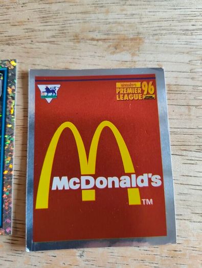 Merlin Football Premier League stickers 95 96 97 season and 2002 world cup