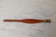 Handmade leather lurched dog collar