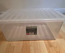 Clear Storage Box With Lid