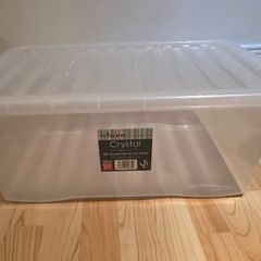 Clear Storage Box With Lid