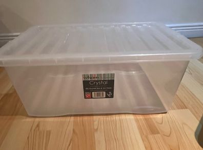 Clear Storage Box With Lid
