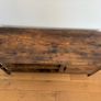 TV Stand - VASAGLE TV Stand, Rustic Brown and Black Image 2