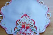 New Embroidered Xmas Doily