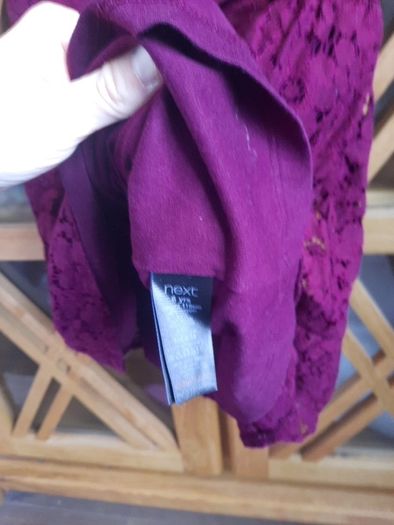 Dress girls burgundy size 6 years