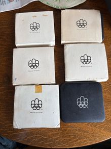 1976 Montreal Olympic Sterling Silver Coin Collection