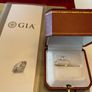 18 Ct Yellow Gold Oval Diamond Solitaire .1.51 Carat . 4 Claw Setting . Diamond Certification And Valuation Included . Image 5