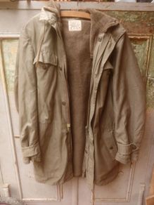 vintage German army parka