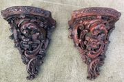 Antique Victorian wall sconces a matching pair, c1840