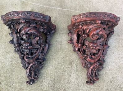 Antique Victorian wall sconces a matching pair, c1840