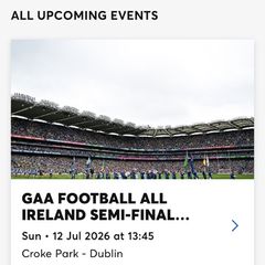 Dublin V Kerry OAP/Student & Juvenile