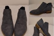 Grey Suede Ankle Boots