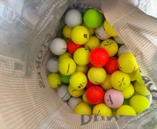 golf balls x 50 coloured top flight seed pinnacle callaway  titleist