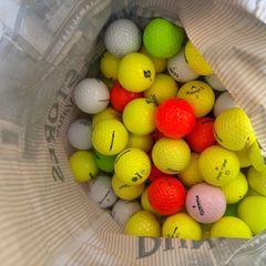 golf balls x 50 coloured top flight seed pinnacle caraway titleist