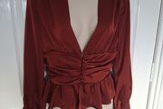 In the Style Rust L/S Blouse