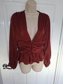 In the Style Rust L/S Blouse