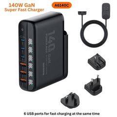 Ldnio 140w Gan Super Fast Desktop Charger - Uk/ireland Plug