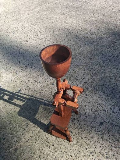 Mid Century Spinning Wheel Ashtray