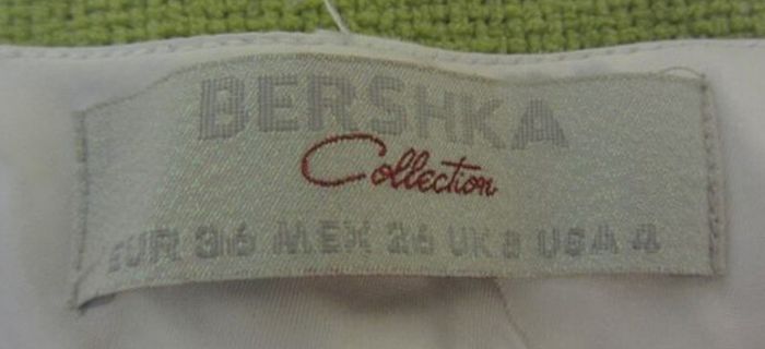 "Bershka" white knee length shorts,