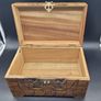 Antique Chinese Carved Wooden Large Box Image 8