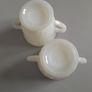 Fire King - Milk Glass - x 2 Image 4