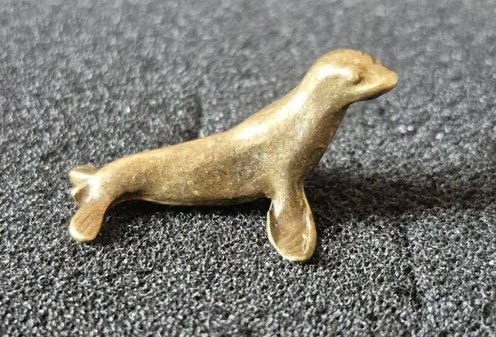 3 brass animals. Solid brass.