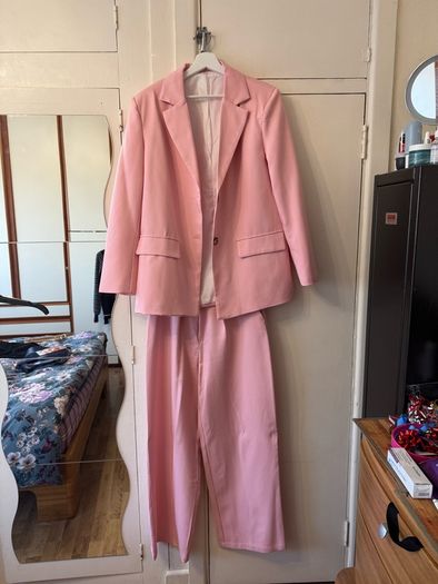 pink suit