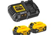 DeWalt 18v XR 2 x 5Ah Batteries and Fast Charger Pack