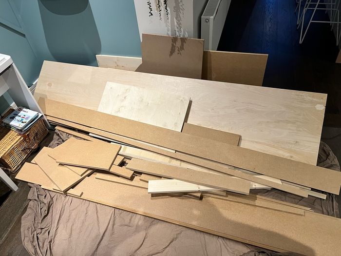 Mdf and plywood spare offcut