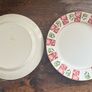 Antique Arklow pottery 1930s early green stamp spongeware plates Image 8