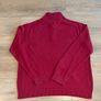 Vibrant Red Tommy Hilfiger Cotton Knitted Half-Zip Image 5
