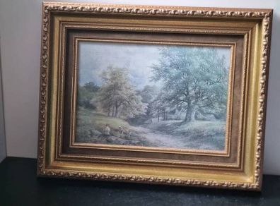 G.Turner "In the Derbyshire Hill" Art Print Painting