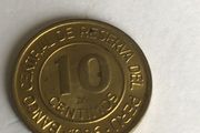 1986 Peru coin 10 Centimos