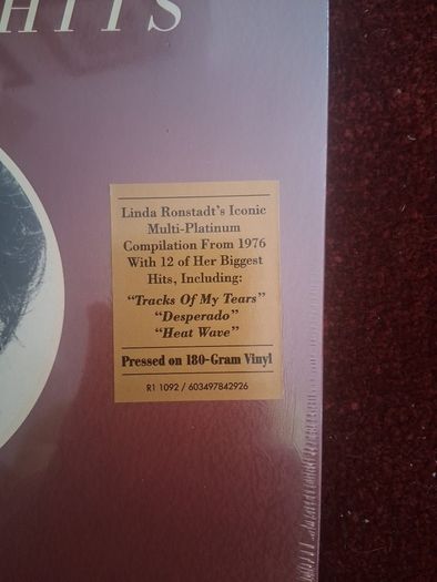 Lp Linda Ronstadt Greatest Hits Volume One