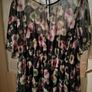 Yours London curve Plus Size Black Floral Print Maxi Smock Dress. Like new. Image 3
