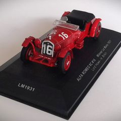 Diecast Model Le Mans Winning Alfa Romeo 8C 2300 Le Mans 1931 1st - IXO 1:43