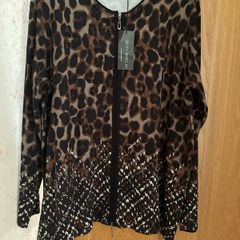 Unworn New Betty Barclay Size 18 Cardigan/jacket with zip up front
