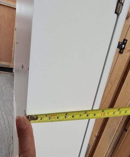 White Free-Standing Jewellery Cabinet with Full-Length Mirror