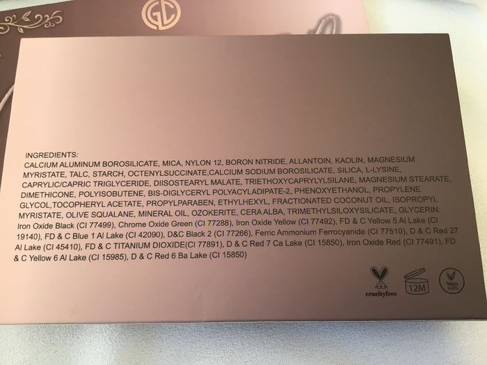 Glaminatrix Cosmetics Nearly Natural Eyeshadow Palette