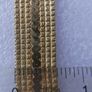 Vintage 1970's 18ct Gold Plated  Mesh Bracelet Textured Stripe Design Image 9