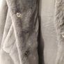 Super soft grey faux fur jacket from New Look  size 16-18 Image 5