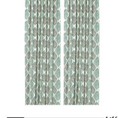 Ikea Leaf Print Curtains