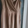 LK BENNETT 100% Silk Tan Cowl neck dress Sz 14 UK (Fit 14-16UK) - Rrp 225 (New) Image 5